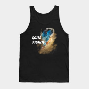 Feathered Fisher Gone Fishin' Tank Top